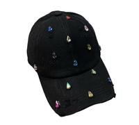 Chapeaux sophistiqués unisexes - Chapeau dramatique tendance pour tous les jours - Streetwear décontracté, Noir , taille unique