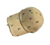 Chapeaux sophistiqués unisexes - Chapeau dramatique tendance pour tous les jours - Streetwear décontracté, beige, Taille unique