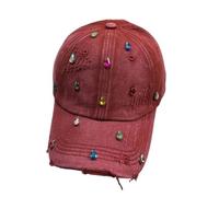 Chapeaux sophistiqués unisexes - Chapeau dramatique tendance pour tous les jours - Streetwear décontracté, bordeaux, taille unique