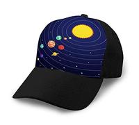 Chapeaux Teints lavés Casquettes de Baseball Concept de système Solaire réglable Chapeau Hip Hop