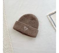 Chapeaux Tricotés Brodés En Forme De C?Ur Pour Enfants,Bonnet Au Crochet Doux,Optique De Document Solide,Bonnet Chaud Pour Enfants,Bonnet Coréen Pour Bébé,Chapeau D'extérieur Pour - Type C-48-52cm