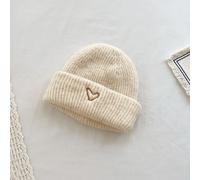 Chapeaux Tricotés Brodés En Forme De C?Ur Pour Enfants,Bonnet Au Crochet Doux,Optique De Document Solide,Bonnet Chaud Pour Enfants,Bonnet Coréen Pour Bébé,Chapeau D'extérieur Pour - Type B-48-52cm