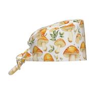 Chapeaux Turban Unisexe, Champignons Et Feuilles Mignons Chapeau De Travail Confortable, Réglable Chapeau De Beauté pour Femme Hôtel