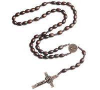 Chapelet catholique, collier croix catholique, chapelet chrétien, collier de prière orthodoxe croix chaîne homme perles chapelet communion fille bible cross collier Jésus croix rosary