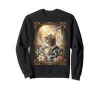Chapelet catholique Vintage Kitsch Floral pour Chat Sweatshirt