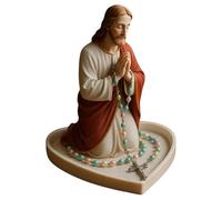 Chapelet de Jésus en résine pour décoration d'intérieur catholique (homme)