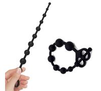 Chapelet de Perles Anales de 35 cm avec 10 Anal Beads,Sex Toys Anals,Gode Anale,Buttplug,Adaptés aux Hommes, aux Femmes, aux Couples et aux Débutants