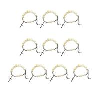 Chapelet de prière en verre à la mode, symbole religieux, chapelet chaîne pendentif