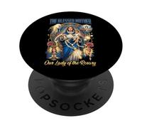Chapelet de prière « Je Vous salue Marie » PopSockets PopGrip Adhésif