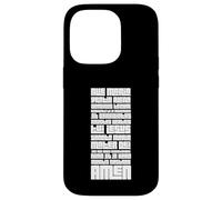 Chapelet de prière Latin Je Vous salue Marie Sainte Mère Coque pour iPhone 14 Pro