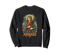 Chapelet de prière latin Je vous salue Marie Sainte Mère Sweatshirt