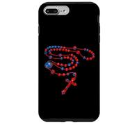 Chapelet drapeau américain catholique Coque pour iPhone 7 Plus/8 Plus