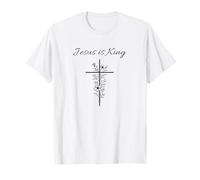 Chapelet Jesus Roi catholique messie T-Shirt
