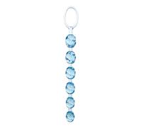 Chapelet perles anales Swirl bleu - CALEXOTICS