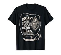 Chapelet Saint Louis de montfort sacré Coeur Saint catholique T-Shirt