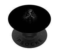 Chapelet Sainte Mère Marie Symbole de Prière Catholique PopSockets PopGrip Adhésif