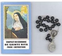 Chapelet Sainte Rita avec prière + instructions (livraison gratuite)