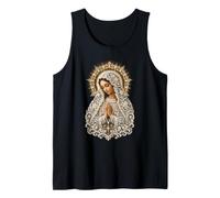 Chapelet Vierge Marie Manteau, prière catholique, Art sacré Débardeur