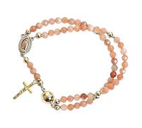 Chapelets De Poignet Faits Main Et Artisanaux - Bracelet De Prière Chrétien Avec Breloque ,Bracelet Catholique - pour l'École, la Maison, l'Église, les Cérémonies, Fêtes, Baptêmes, Communions