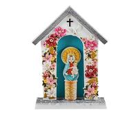Chapelle Vierge du Pilier des Enfants MDF 11x6x15.5cm