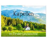 Chapelles dans la vallée du Leutaschtal tyrolien (calendrier mural 2026 DIN A4 paysage) Calendrier mensuel CALVENDO
