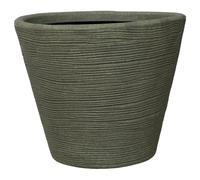 CHAPELU FRERES-Pot évasé pour décoration intérieure ou extérieure lichen Mineral - 61 litres diamètre 55 x H 45 cm