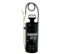 Chapin 1352 Made in The USA 3 Gallon Heavy Duty Tri-Poxy Steel Industrial Metal Tank Sprayer with 18 inch Brass Wand, 36 inch Reinforced Hose and Brass Nozzle and Shut Off, Black