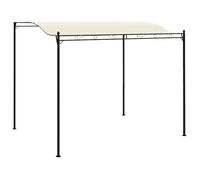 Chapiteau autoportant - vidaxl - 3x2,4 m - Blanc crème - Cadre en acier - Polyester 100% - Toile amovible - Anti-UV