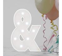 Chapiteau de décoration d'anniversaire, lettres lumineuses KT, numéros en mousse, Kit de lettres géantes en mosaïque for décoration de fête for cour et mariage(Letter+,70cm/2.3FT)