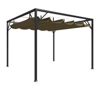 Chapiteau de Jardin avec Auvent Rétractable 3x3 m Belvédère Pavillon vidaXL