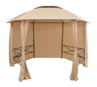 Chapiteau de Jardin et Rideaux Tonnelle Pavillon Chapiteau Multicolore vidaXL