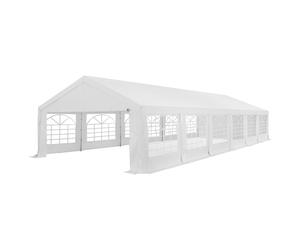 Chapiteau évènementiel Tente de réception Gala Blanc 6 x 12 m