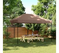 Chapiteau Rétractable Tonnelle Pavillon Pliable de jardin 3x4,5 m Bleu vidaXL