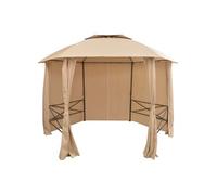 Chapiteau de Jardin et Rideaux Tonnelle Pavillon Chapiteau Multicolore vidaXL