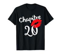 Chapitre 20 ans joyeux anniversaire Nées en 2002 Lèvres roug T-Shirt