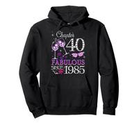 Chapitre 40 Fabulous Since 1985 40th Birthday Queen Sweat à Capuche