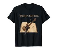 Chapitre : Bass Line Book Bass Guitar Music Design T-Shirt