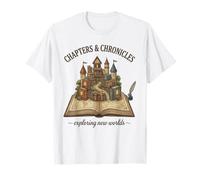 Chapitres et chroniques explorant de Nouveaux Mondes T-Shirt