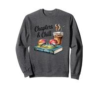 Chapitres et détente avec un roman policier Sweatshirt