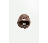 Chapka bébé en sherpa câlins marron 3/6M(60/67)