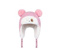Chapka Bébé Hiver Chapeau Enfants en Peluche Epais Anti-Froid Bonnet d'hiver en Tricoté Chaud Confortable avec de Jolies Oreilles Bonnet Protecteur d'oreilles Convenant Garçons Filles de 5 à 36 Mois