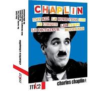 Chaplin en famille - Le dictateur + Les temps modernes + La ruée vers l'or + Le cirque + The Kid [Pack] [Blu-ray]