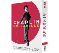 Chaplin En Famille - Le Dictateur + Les Temps Modernes + La Ruée Vers L'or + Le Cirque + The Kid - Version Restaurée