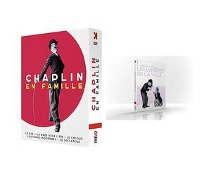 Chaplin en Famille-Le dictateur + Les Temps Modernes + La ruée vers l'or + Le Cirque + The Kid [Version Restaurée] & Les Lumières de la Ville [Édition Simple Version restaurée]