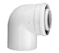CHAPPEE - Coude 90° pour chaudière condensation 60/100