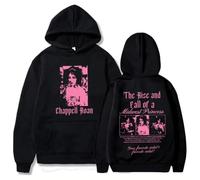 Chappell Roan Sweats À Capuche The Rise and Fall of A Midwest Princess Y2K Rétro Sweatshirts Mode Décontracté Pulls À Enfiler pour Hommes Et Femmes Vêtements À Manches Longues-Black2||m