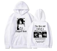 Chappell Roan Sweats À Capuche The Rise and Fall of A Midwest Princess Y2K Rétro Sweatshirts Mode Décontracté Pulls À Enfiler pour Hommes Et Femmes Vêtements À Manches Longues-White||x_s