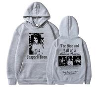 Chappell Roan Sweats À Capuche The Rise and Fall of A Midwest Princess Y2K Rétro Sweatshirts Mode Décontracté Pulls À Enfiler pour Hommes Et Femmes Vêtements À Manches Longues-Grey||s