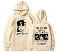Chappell Roan Sweats À Capuche The Rise and Fall of A Midwest Princess Y2K Rétro Sweatshirts Mode Décontracté Pulls À Enfiler pour Hommes Et Femmes Vêtements À Manches Longues-Khaki||x_s