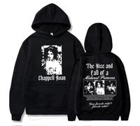 Chappell Roan Sweats À Capuche The Rise and Fall of A Midwest Princess Y2K Rétro Sweatshirts Mode Décontracté Pulls À Enfiler pour Hommes Et Femmes Vêtements À Manches Longues-Black1||x_l